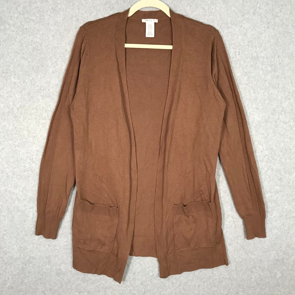 Matty M Cardigan Sweater Medium Cozy Comfy Academia Neutral Lagom Minimalist